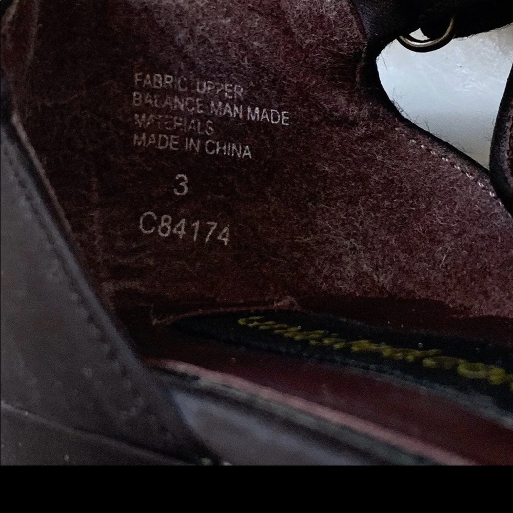 New Vintage Unlisted black satin ankle strap shoes - Picture 8 of 8